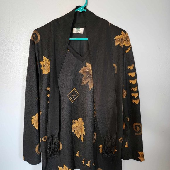 EUC Fashion Code Tunic with attached Neck scarf - Picture 2 of 5